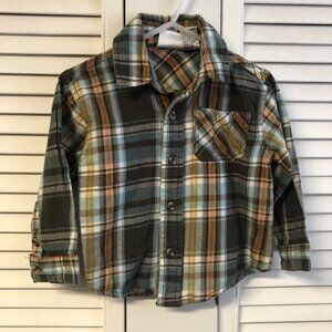 Gumballs Size 2t Plaid Flannel